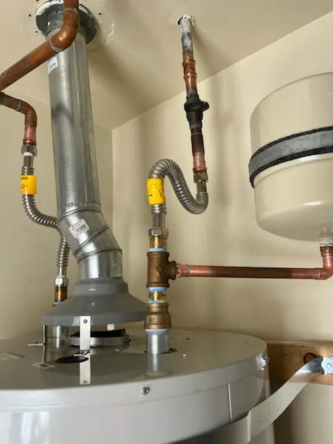 Water heater installation and plumbing repair in Shelby